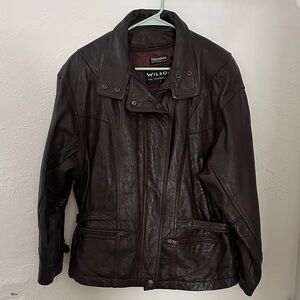 Wilson Women’s Dark Brown Leather Jacket
